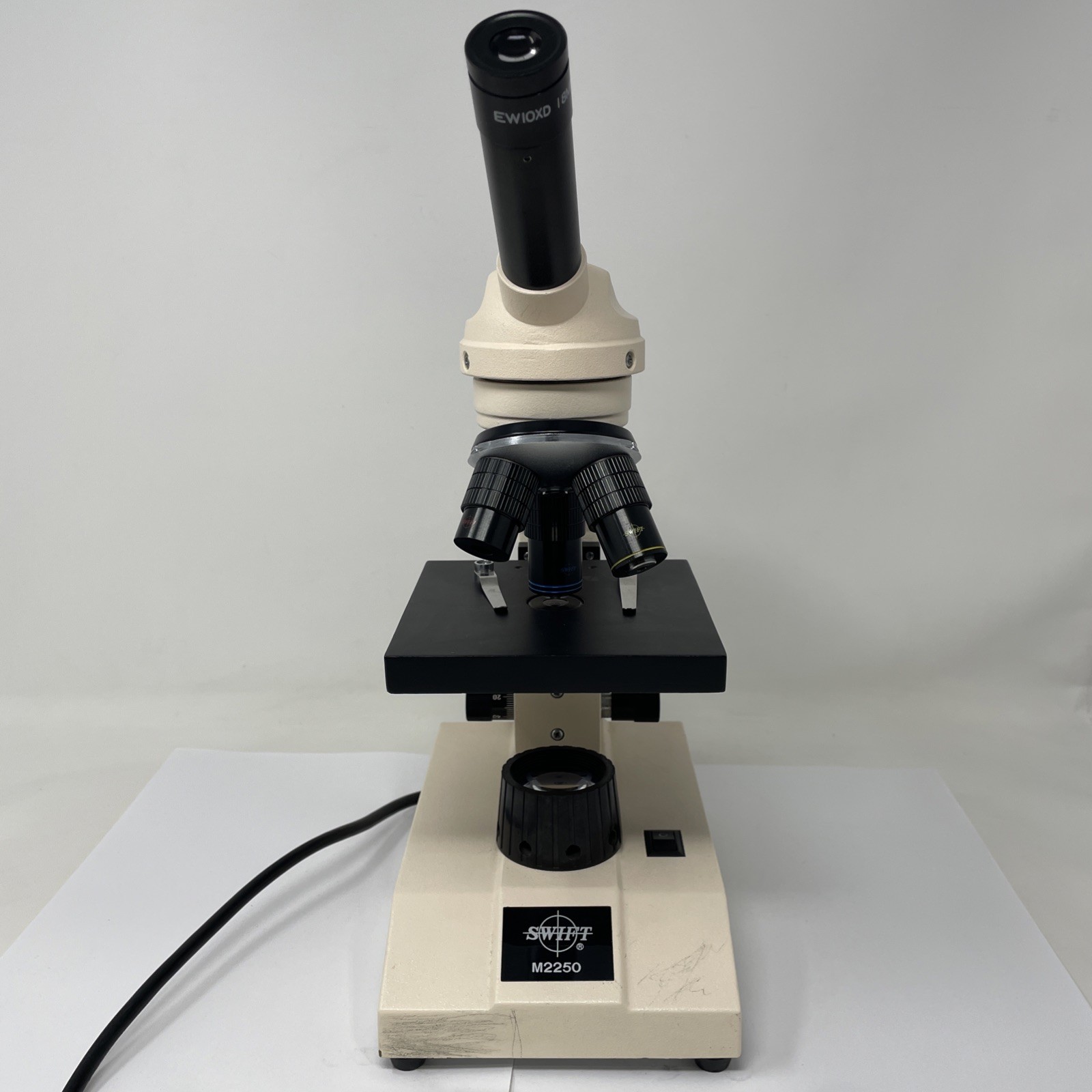 Swift Compound Microscope M2250 With 3 Objectives (Tested & Functional)