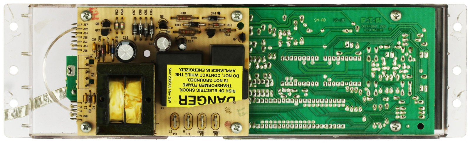 GE Oven 164D3143G002 Control Board - Black Overlay