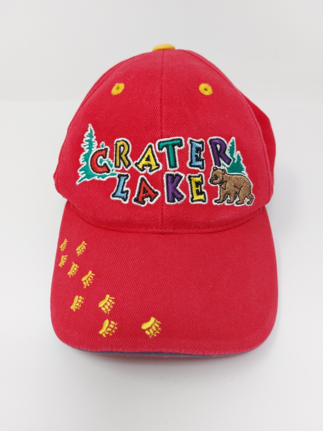 Crater Lake Youth Strap back Hat Cap Bearpaws