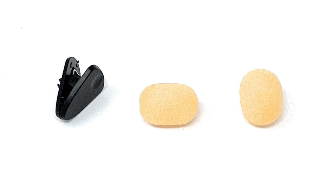 Beige Headset Mic Headworn Microphone Double earhook fits Sennheiser Wireless