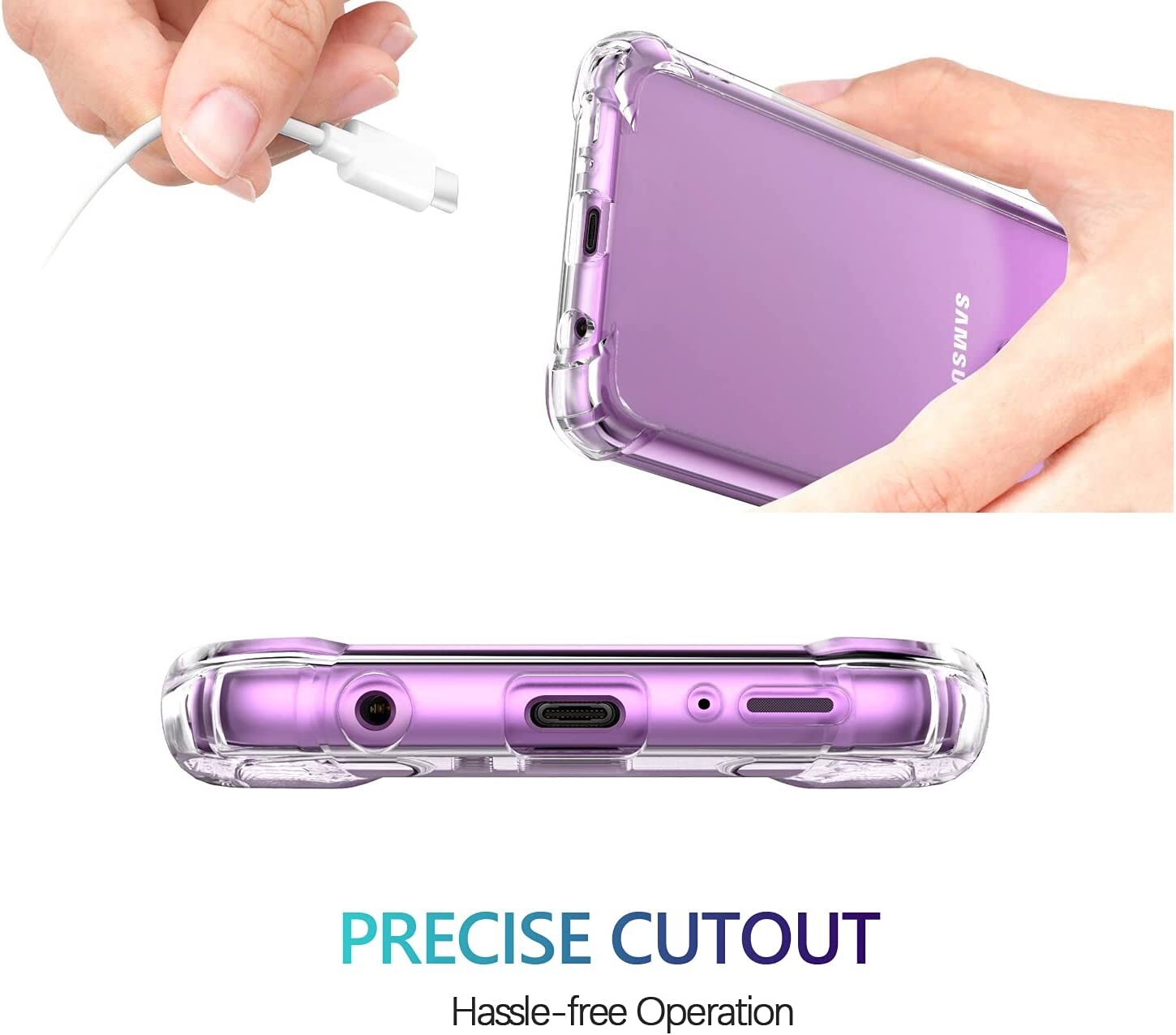 For Samsung Galaxy Note S24 S23 S22 S21 S10 S9 A50 A20 A13 Shockproof Case Cover
