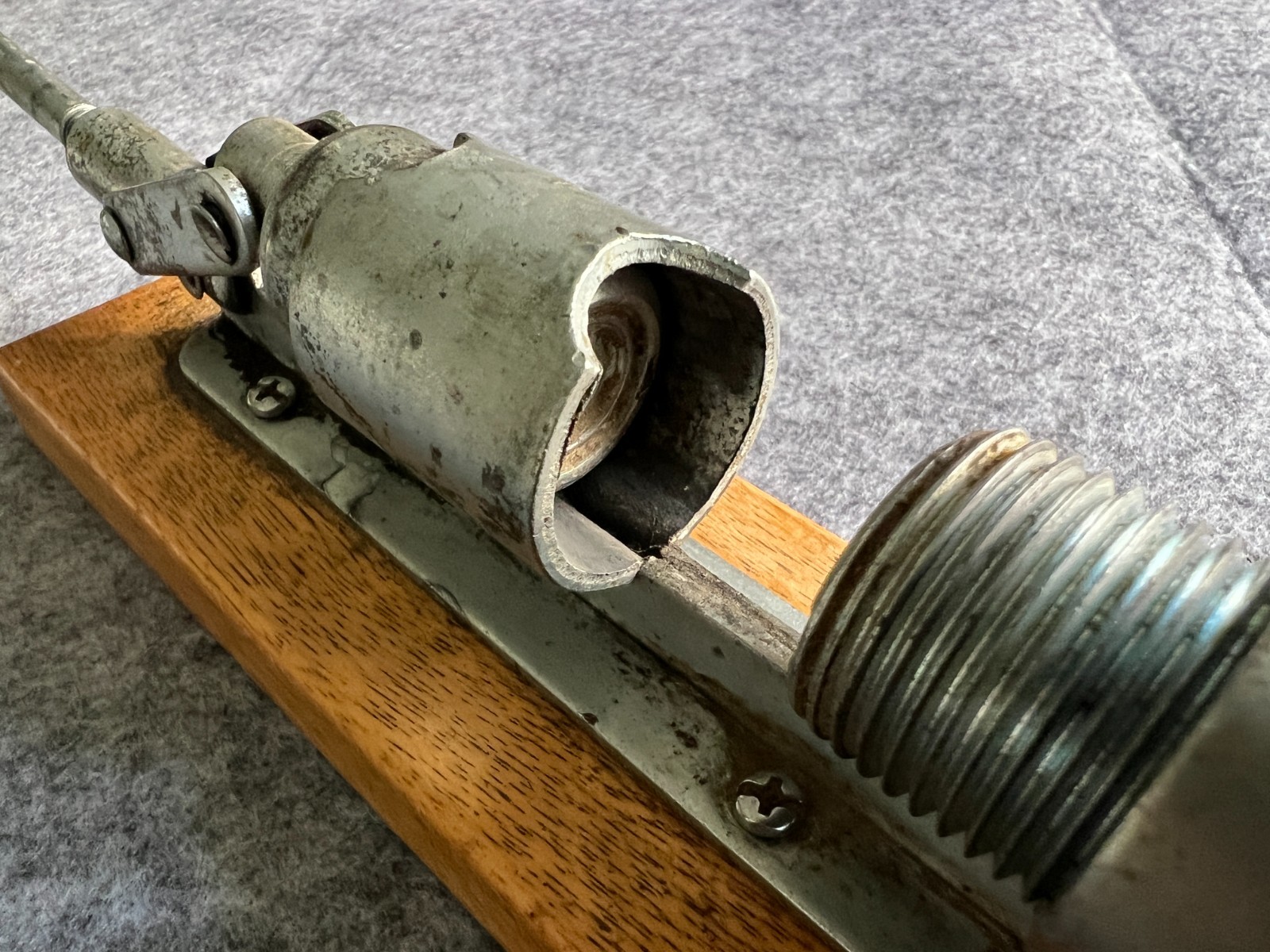 Vintage Small Manual Arbor Press Tabletop Bench Compression Tool