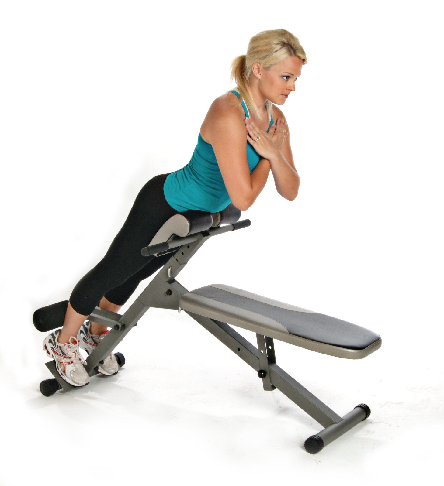 Stamina AB/HYPER BENCH PRO -Adjustable Hyper-Extension Back Exercise Roman Chair