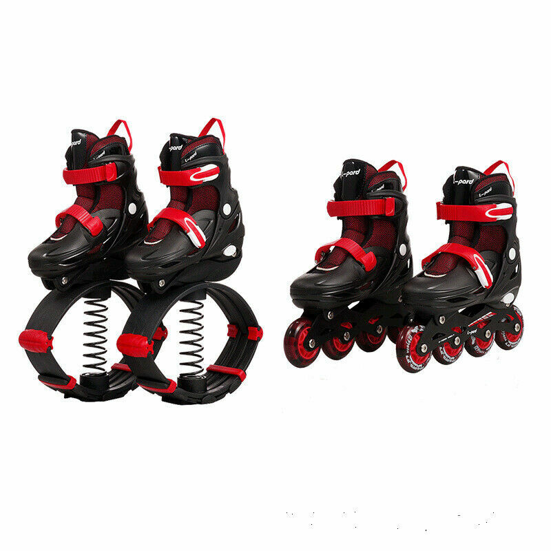 2 in 1 Fitness Jump Shoes & Roller Skates Bounce Jumping Shoes FASHION dsefdd