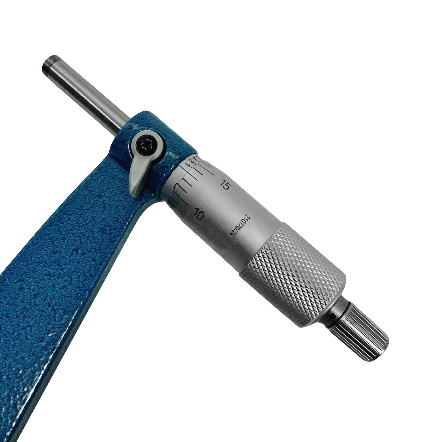 6" - 7" Outside Micrometer, 0.0001" Graduation ,Ratchet Stop, Solid Metal Frame