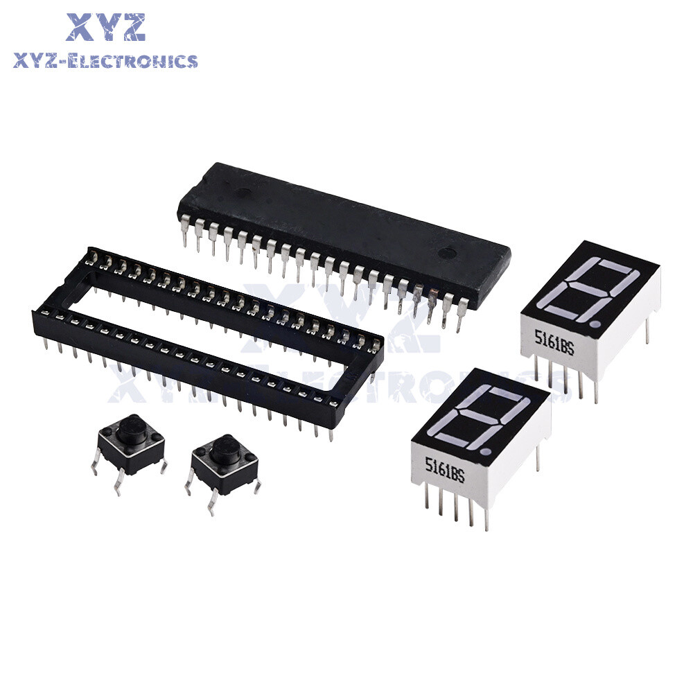 51 Single-chip Microcomputer Traffic Light Signal Light DIY Assembly Kit Set