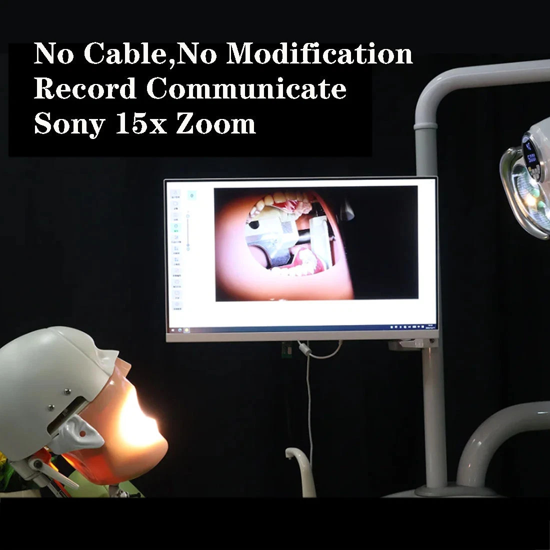 Dental LED Operation Light Oral Sensor Lamp with HD Camera Ceiling-Mounted P183