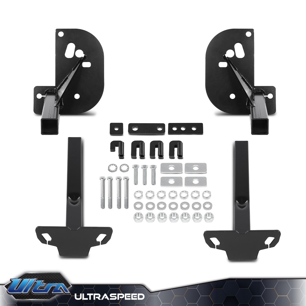 Front Camper Tie-Downs Adjustable Fit For 11-16 Ford F250/F350/F450 Super Duty