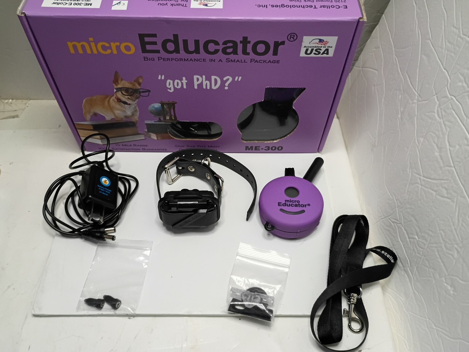 E-Collar Technologies Micro Educator ME-300 Dog Training Collar Tested Shock