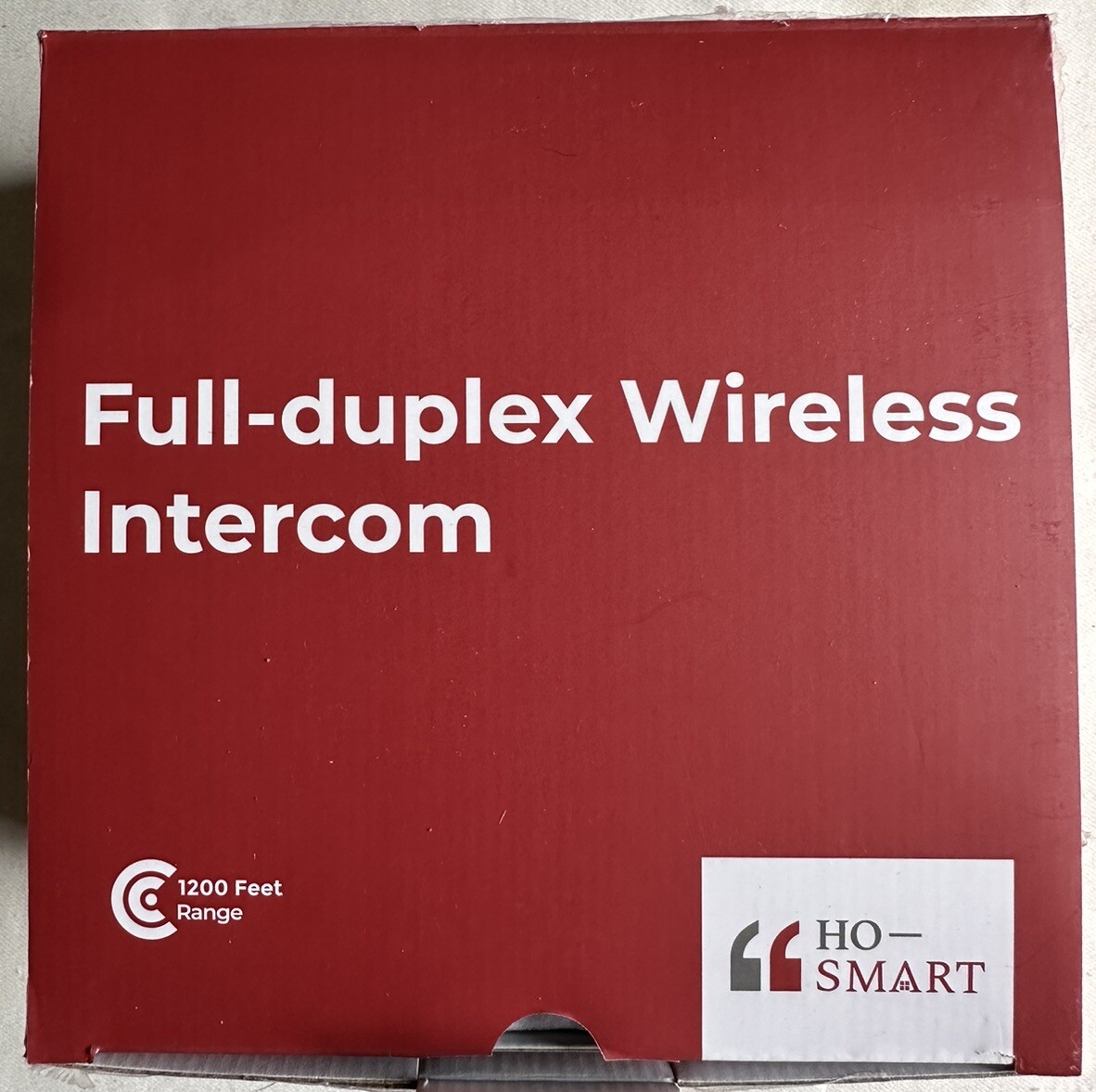 Ho-Smart Black 2 Way Communication Home Full Duplex Wireless Intercom 2 Units