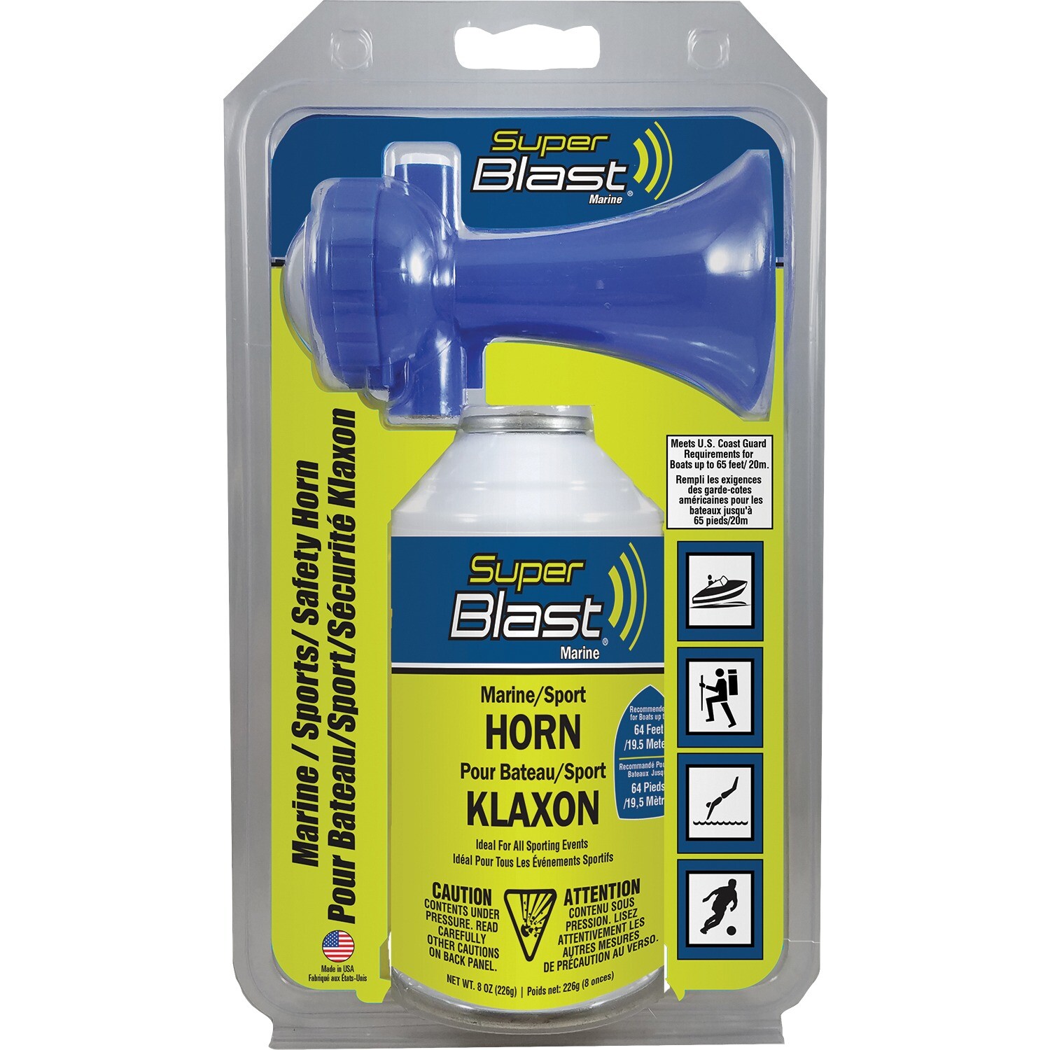 SUPER BLAST SB8-018-016 Air Horn, 8oz