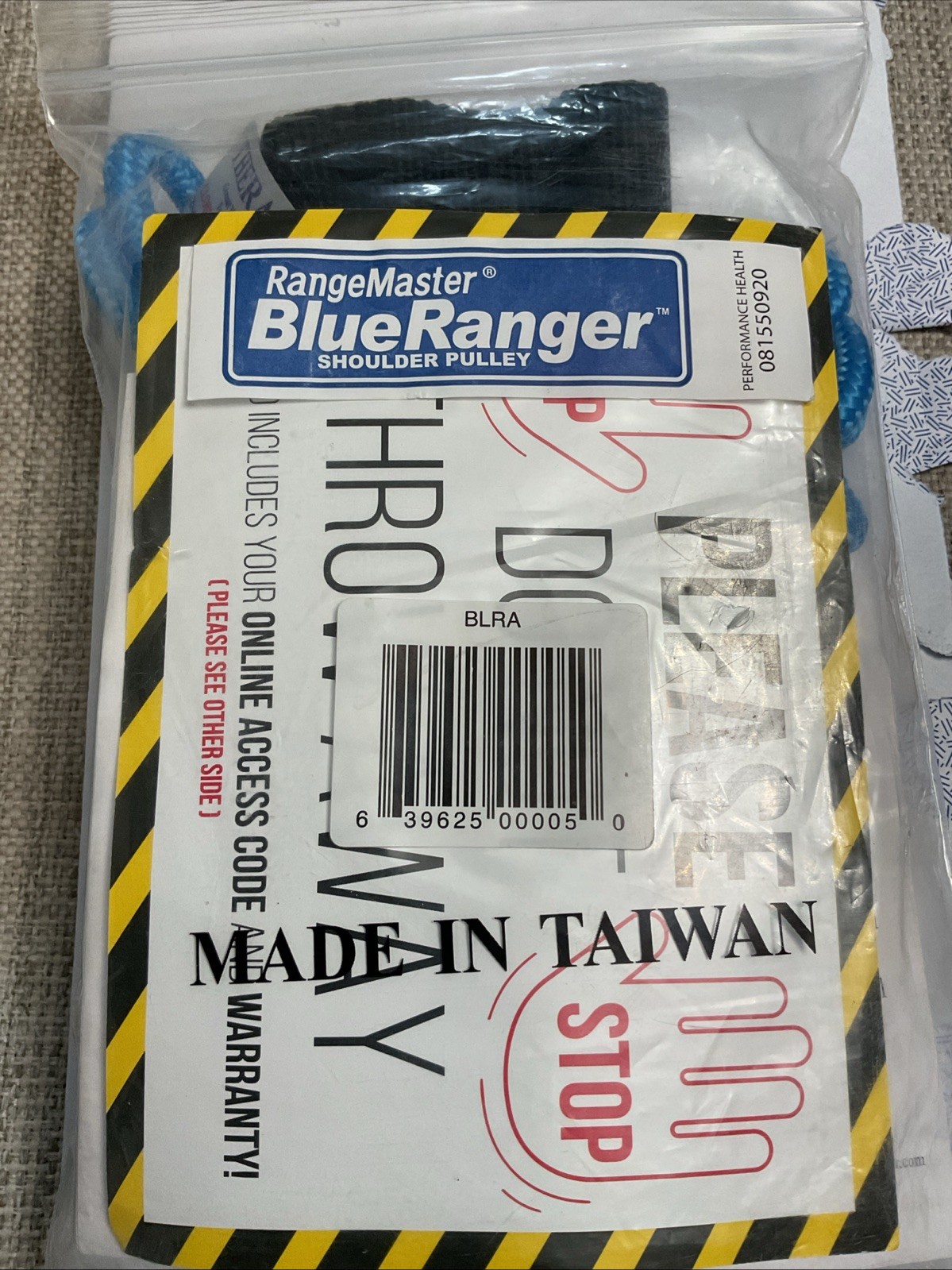 RangeMaster "BlueRanger" Over the Door Shoulder Pulley Blue Ranger Range Master
