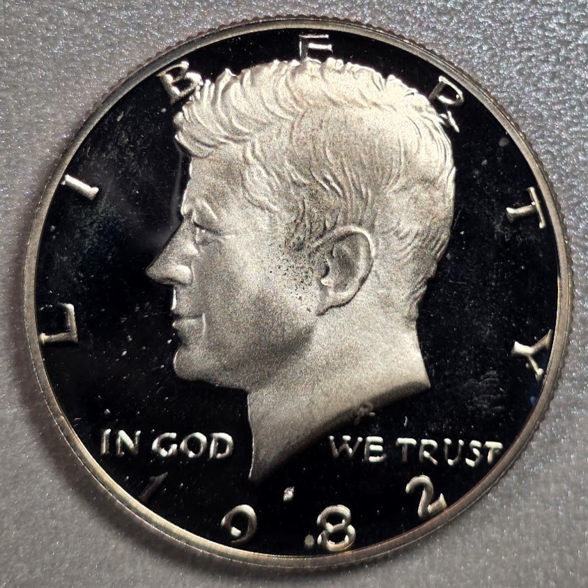 1982-S KENNEDY PROOF HALF DOLLAR CHOICE GEM PROOF Deep Cameo Free Shipping!