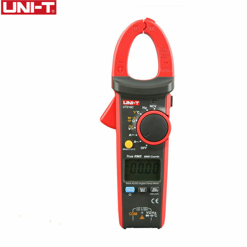 UNI-T UT216C Digital Clamp Meters NCV LCD Test 600A  AC DC Auto Range Multimets