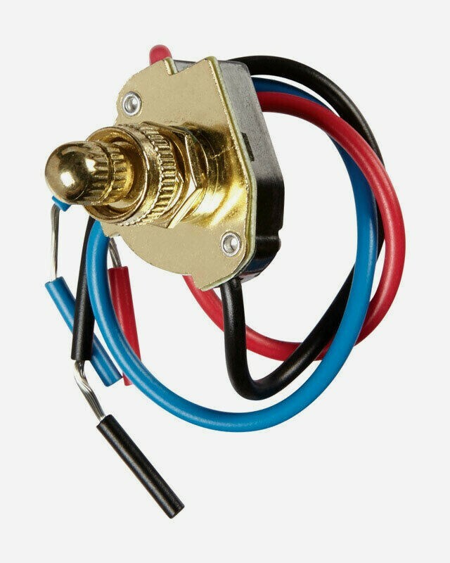 Jandorf Lighting Lamp ROTARY SWITCH Brass 2-Circuit 3-Way 4 Position 61215 NEW!