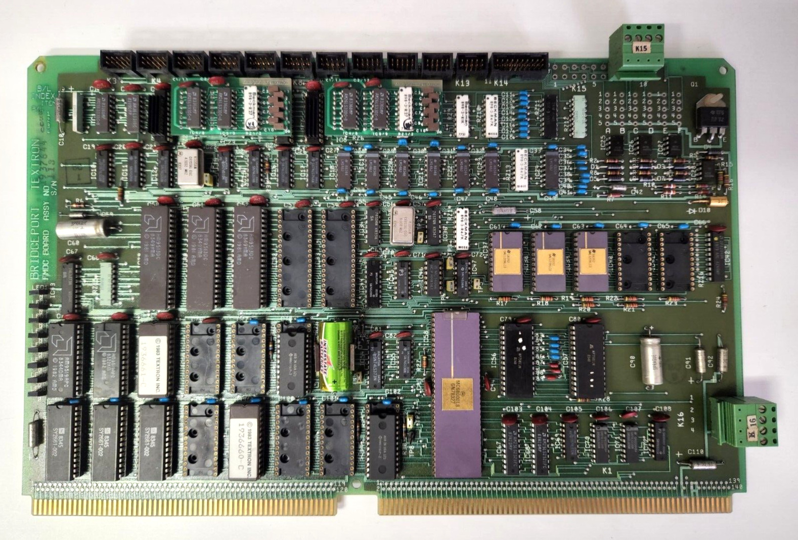 Bridgeport Textron FMDC Board Assy No 1937644 P/N1936004 Rev C