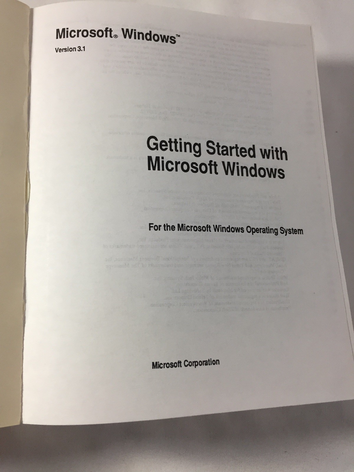 CMOS Microsoft Windows Version 3.1 User's Guide - Original Book 1992 -