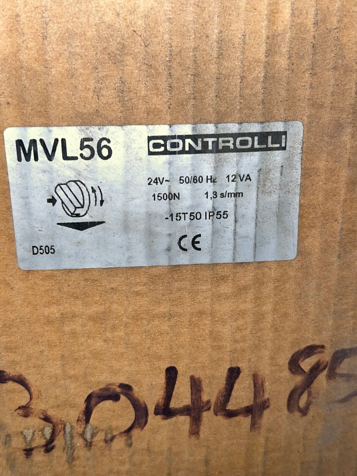 NEW CONTROLLI MVL56 LINEAR VALVE ACTUATOR. S6