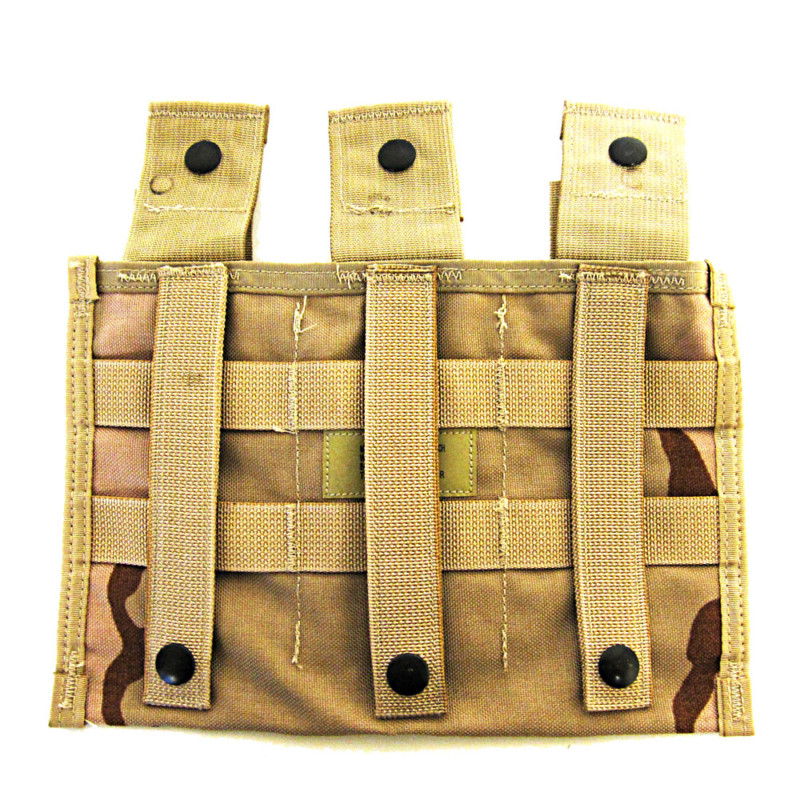 US Desert Camo M_ 3 Mag Side x Side Pouch Two(2)