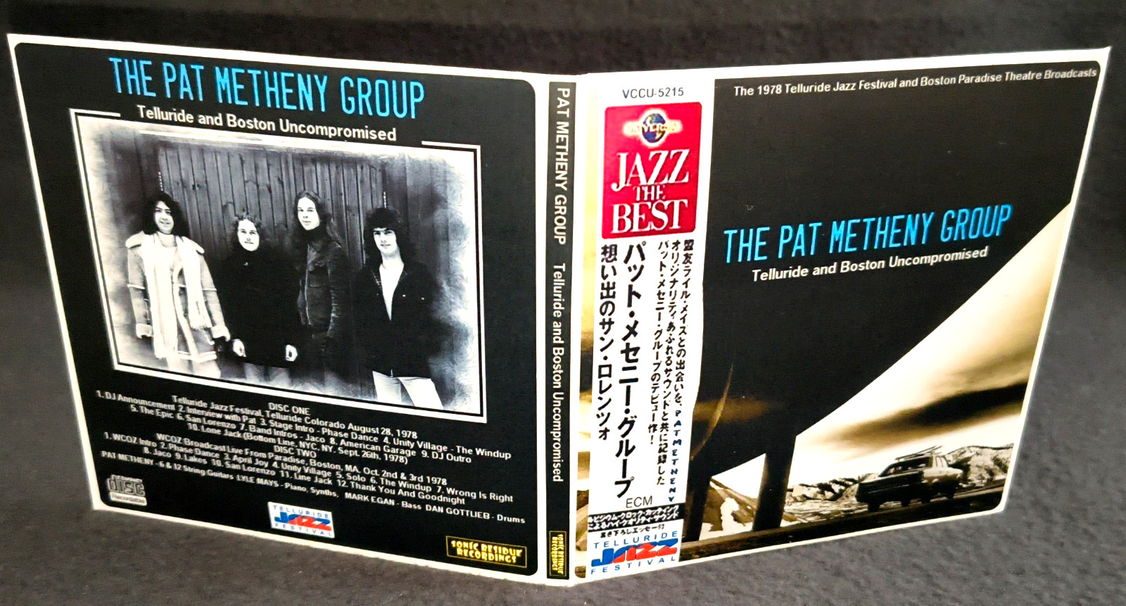 Pat Metheny Group Telluride & Boston 1978 Gate Fold 2CD Package NEW
