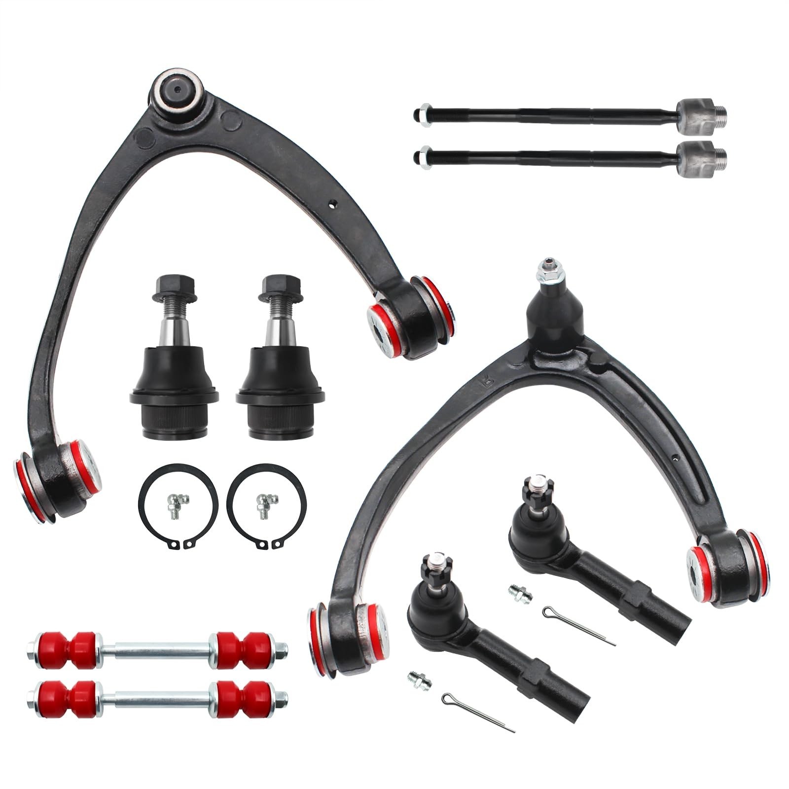 Front End 10pc Suspension Kit for 2007-2013 Chevy Silverado Sierra Yukon XL S...