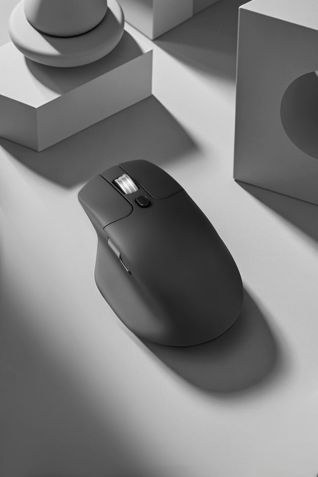 Keychron - M6 Ergonomic Wired & Wireless Laser Mouse w/ Macro Button & Fast-S...
