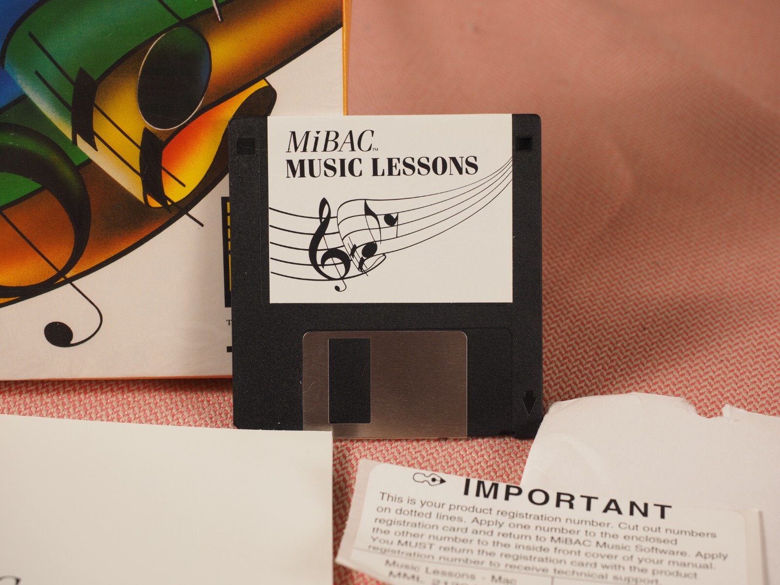 MiBAC Music Lessons Apple Mac Software System 6 System 7