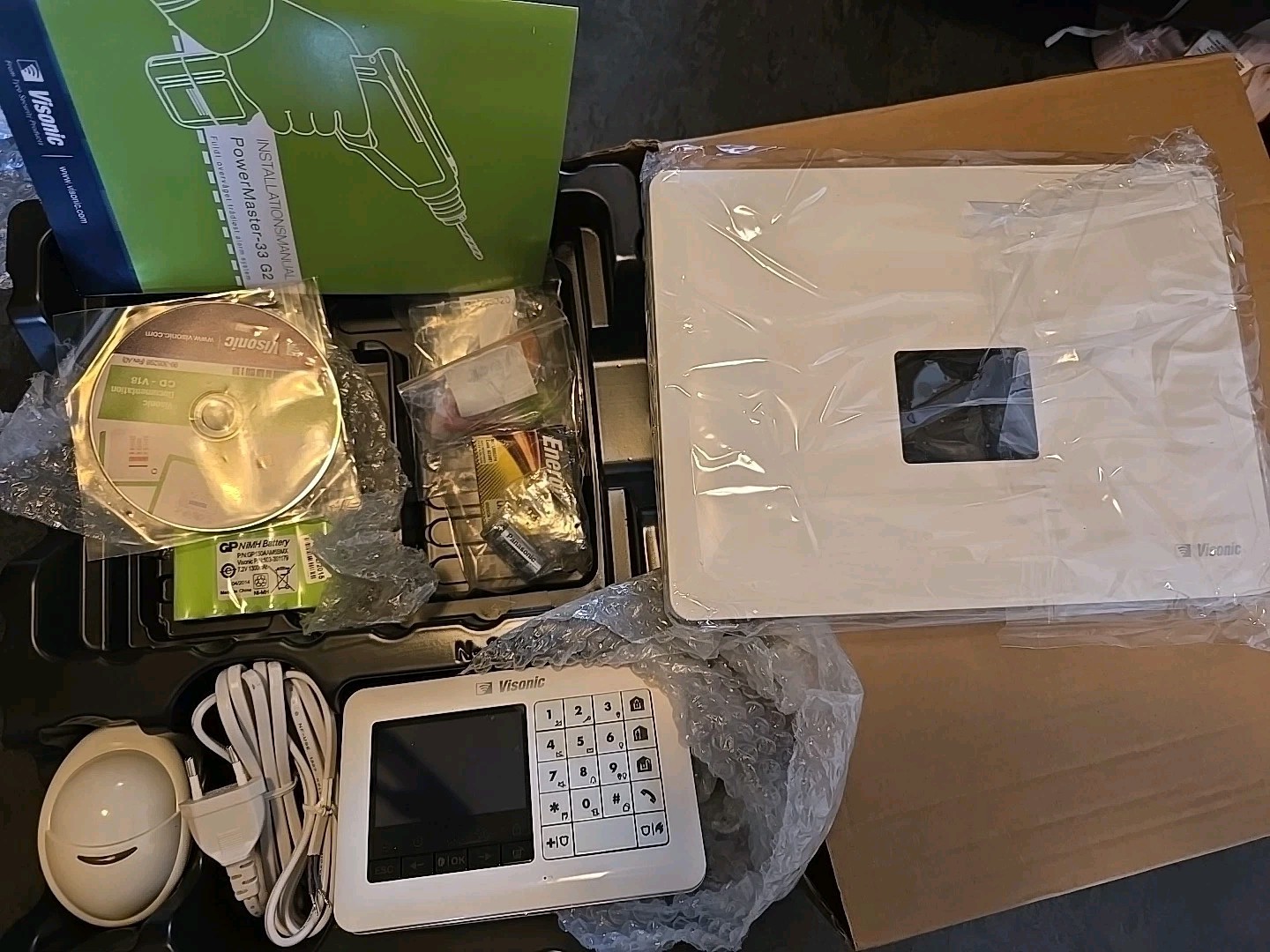 Visonic Powermaster PMASTER-33 868-0:ANY DEN Kit Alarm Control  Customer Return