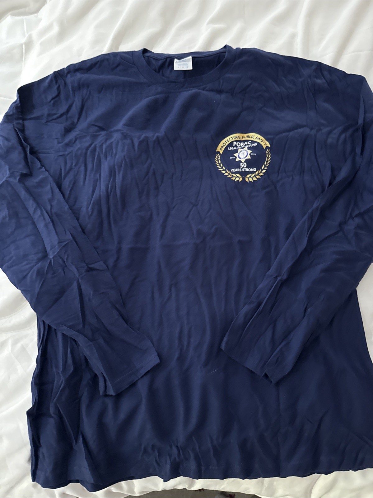 2026 Shot Show Las Vegas NV Porac Legal Defense Fund  T-Shirt Size Large