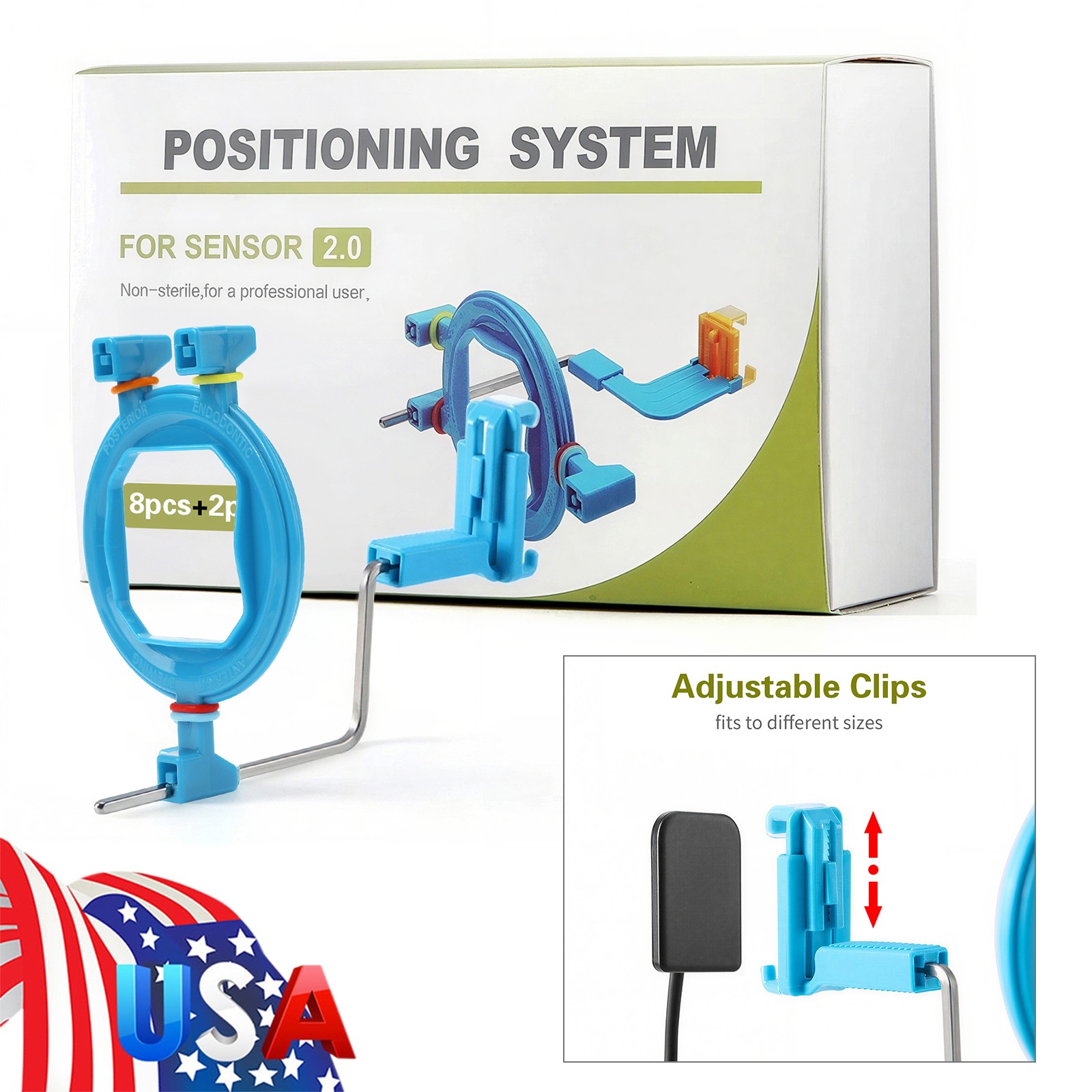 10Pack Dental Ray Positioner Digital Xray Sensor Holder Film Positioning System