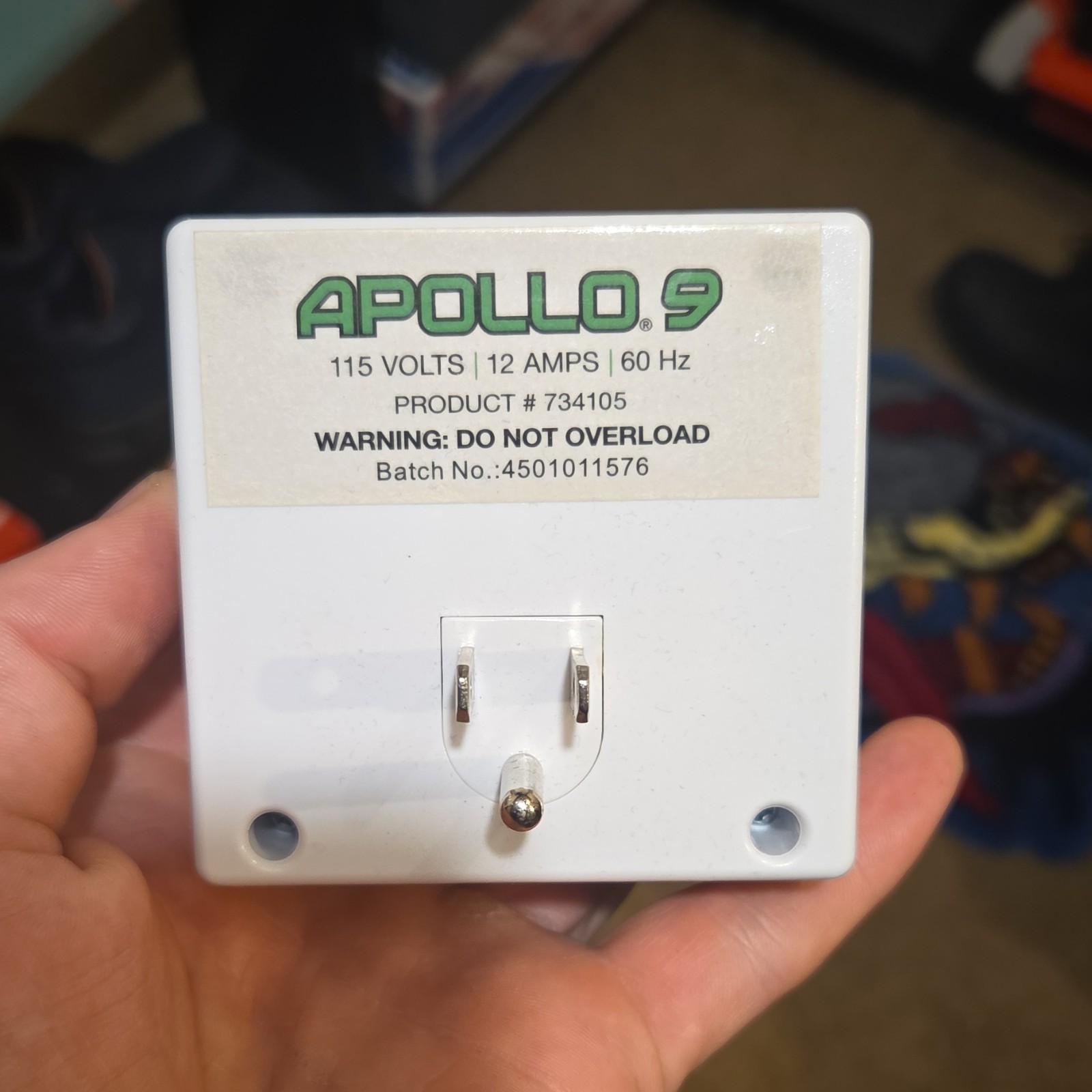 Titan Controls Apollo 9 Programmable Smart Plug Timer 115V 12A Plug Type A White