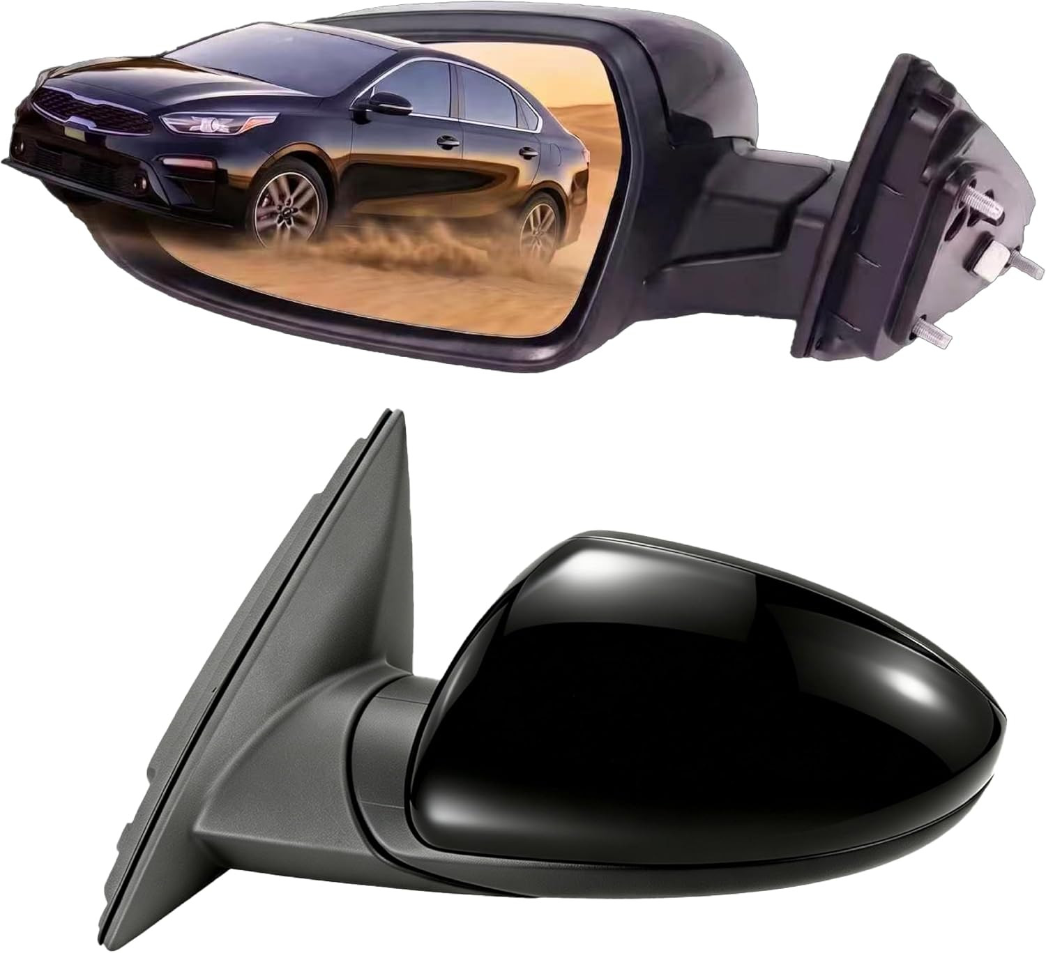 Left Driver Side Mirror Compatible with 2019 2020 2021 2022 2023 2024 2025 Kia F