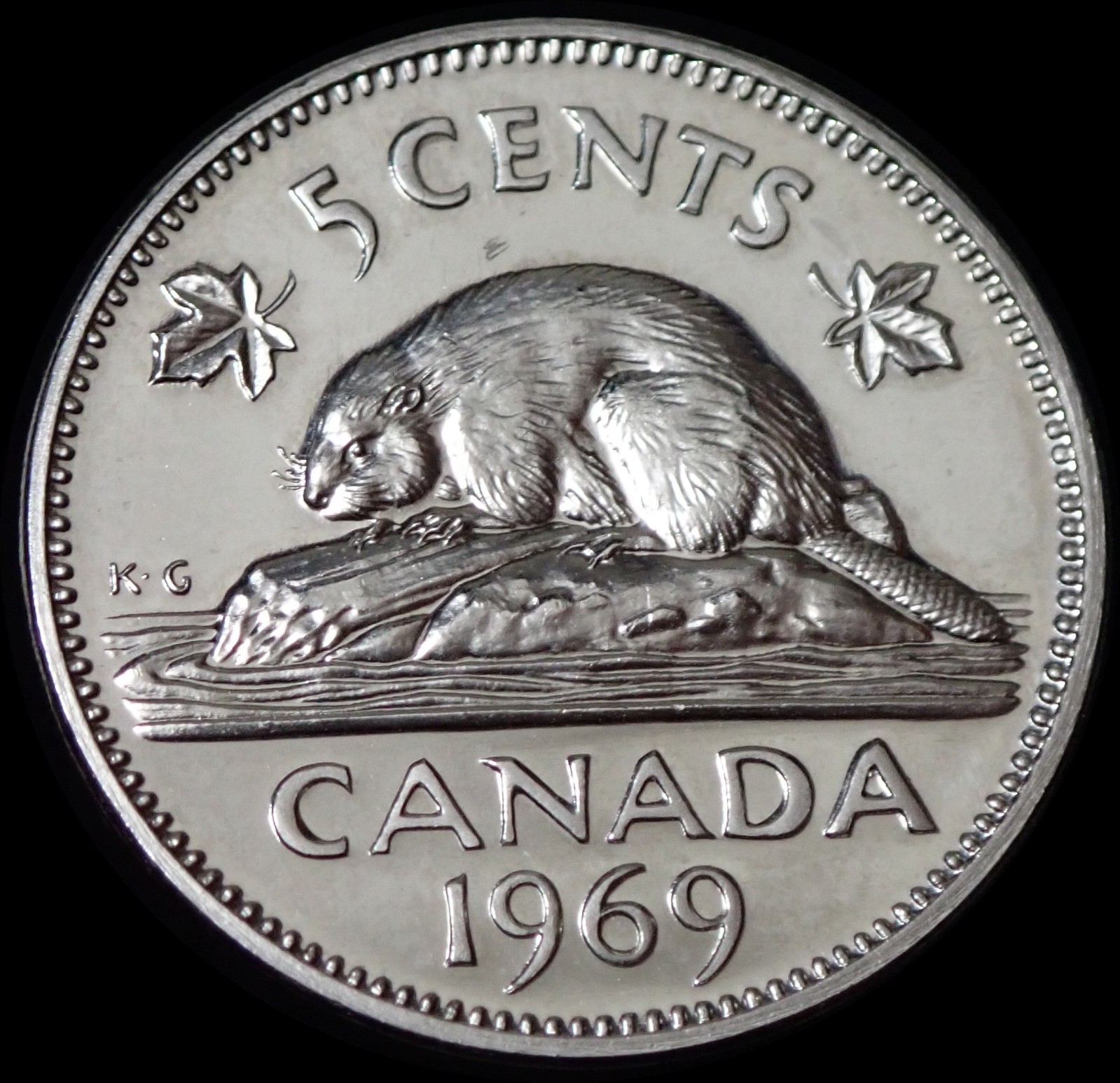 Canada 5 Cents 1969 Elizabeth II Coin WCA B975