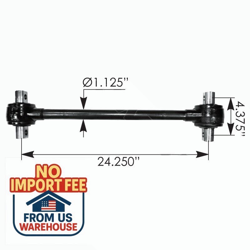 Torque Rod 24.250in Sealed Mack part # 17QF460P243, 25170833, TMR575