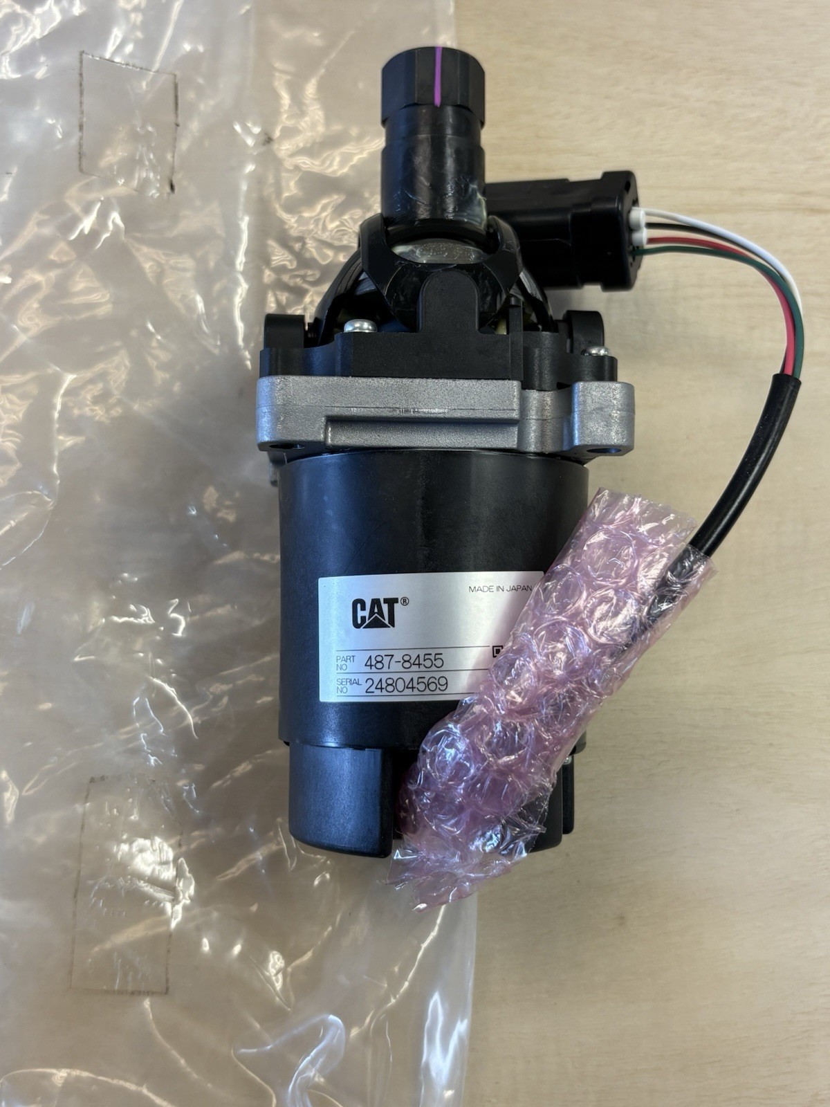New Genuine CAT 487-8455 Joystick Control Base Excavator Operator Console OEM