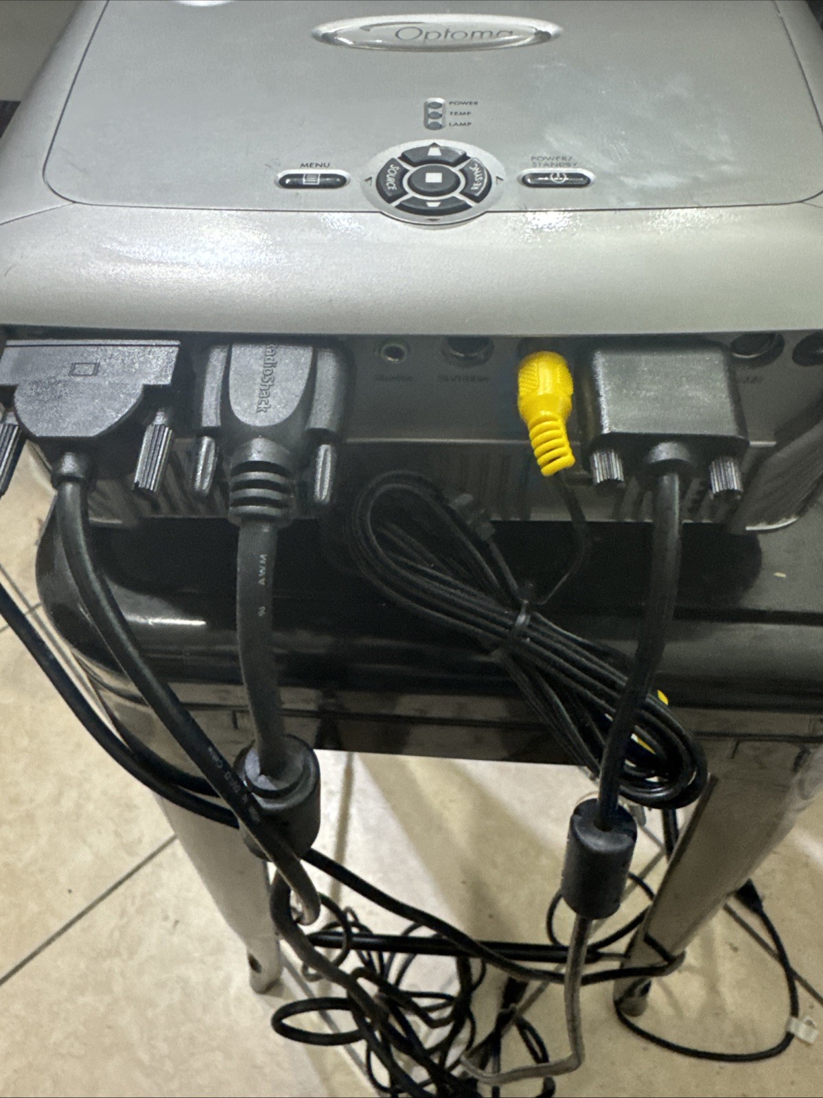 Optoma DLP Projection Display Model EP719 DLP Projector - With Case