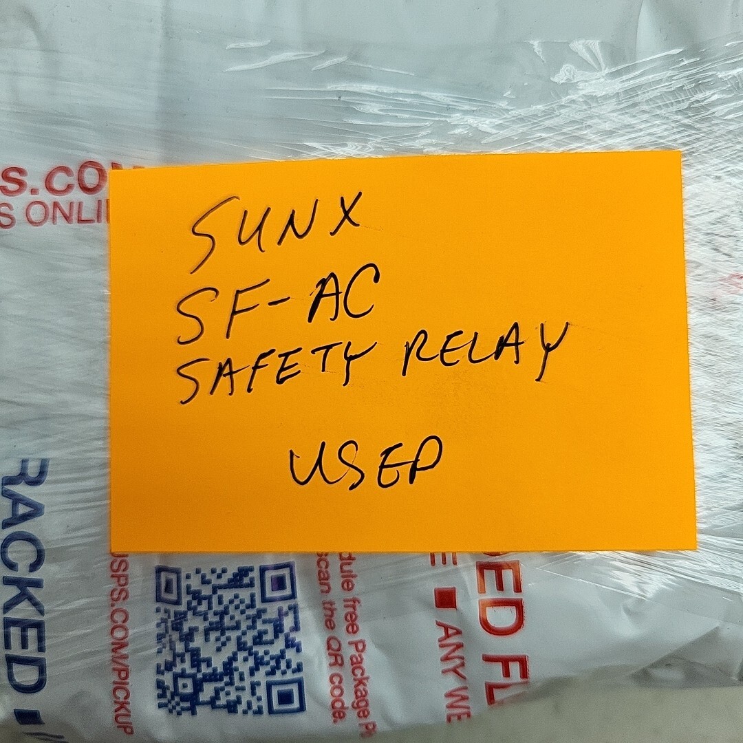 Sunx SF-AC Safety Relay Unit 24 Vdc