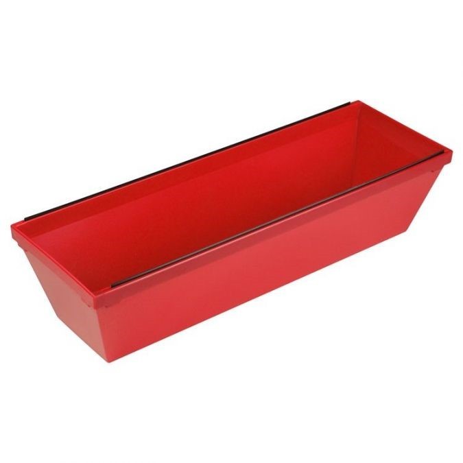Kraft Tool Plastic Drywall Mud Pan 12-inch Double Bladed Made in the USA