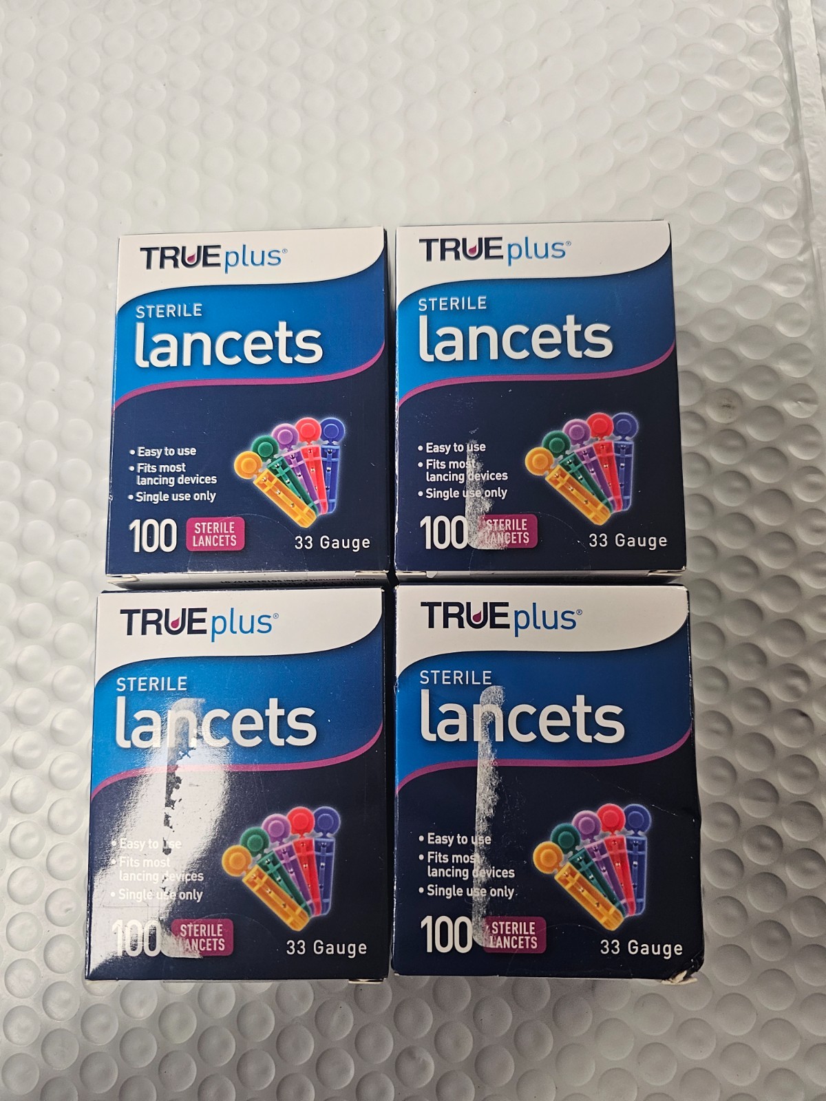 TRUEplus 400ct 33 Gauge Lancets Expires 10/2028-7/2029