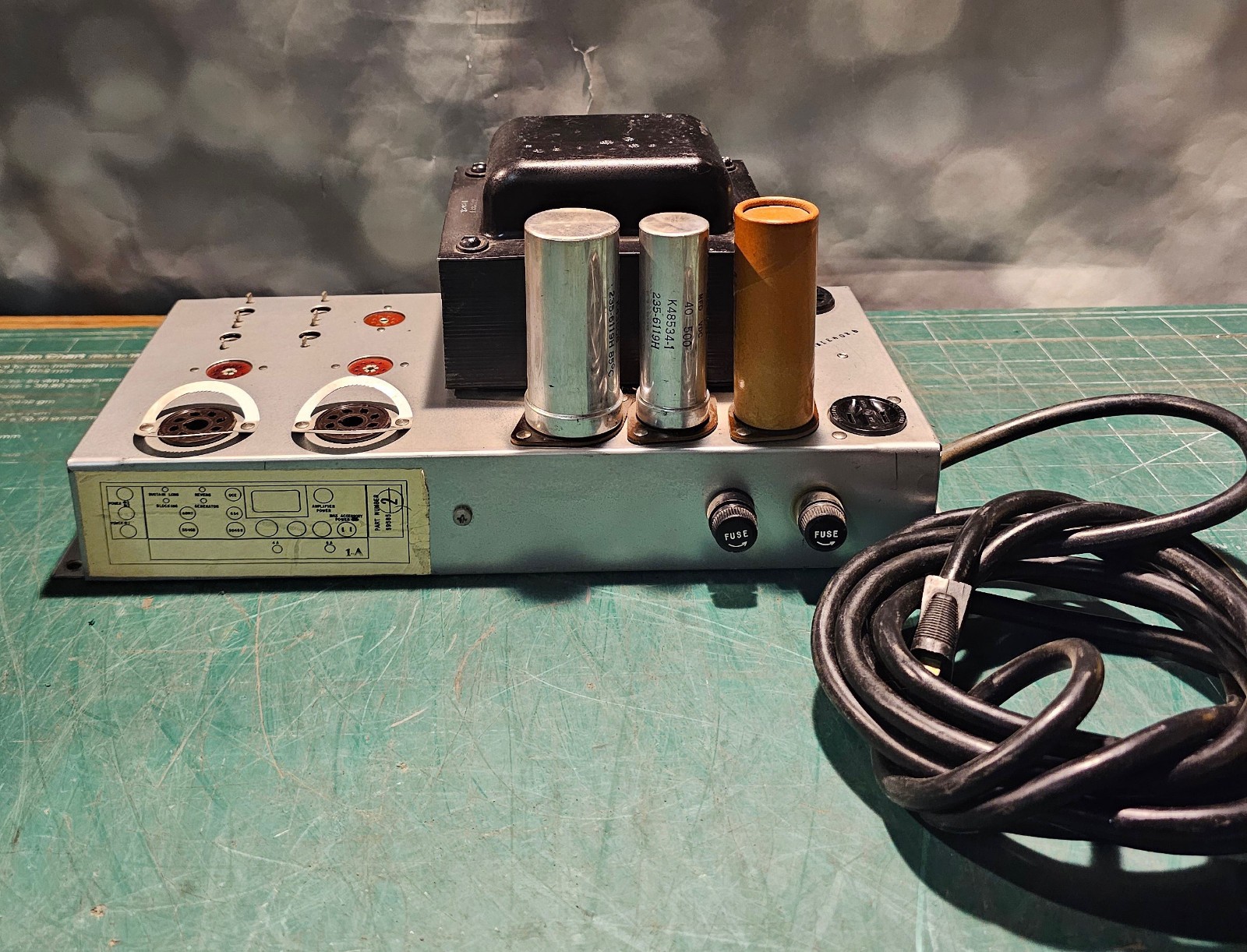 Conn Organ 59585 Vacuum Tube Power Supply Chassis - 1960s