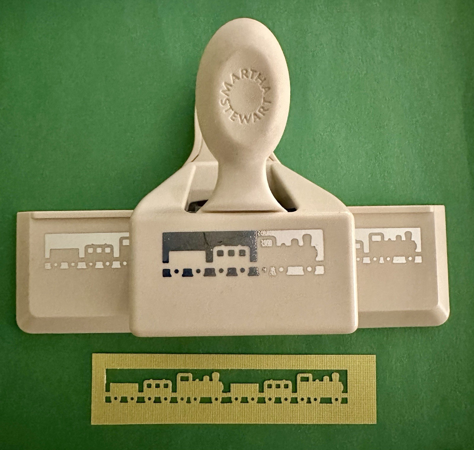 Martha Stewart  Choo Choo Train Craft Border Punch
