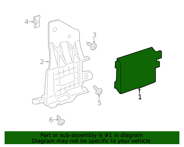 Genuine Ford Blind Spot Radar HV6Z-14C689-A