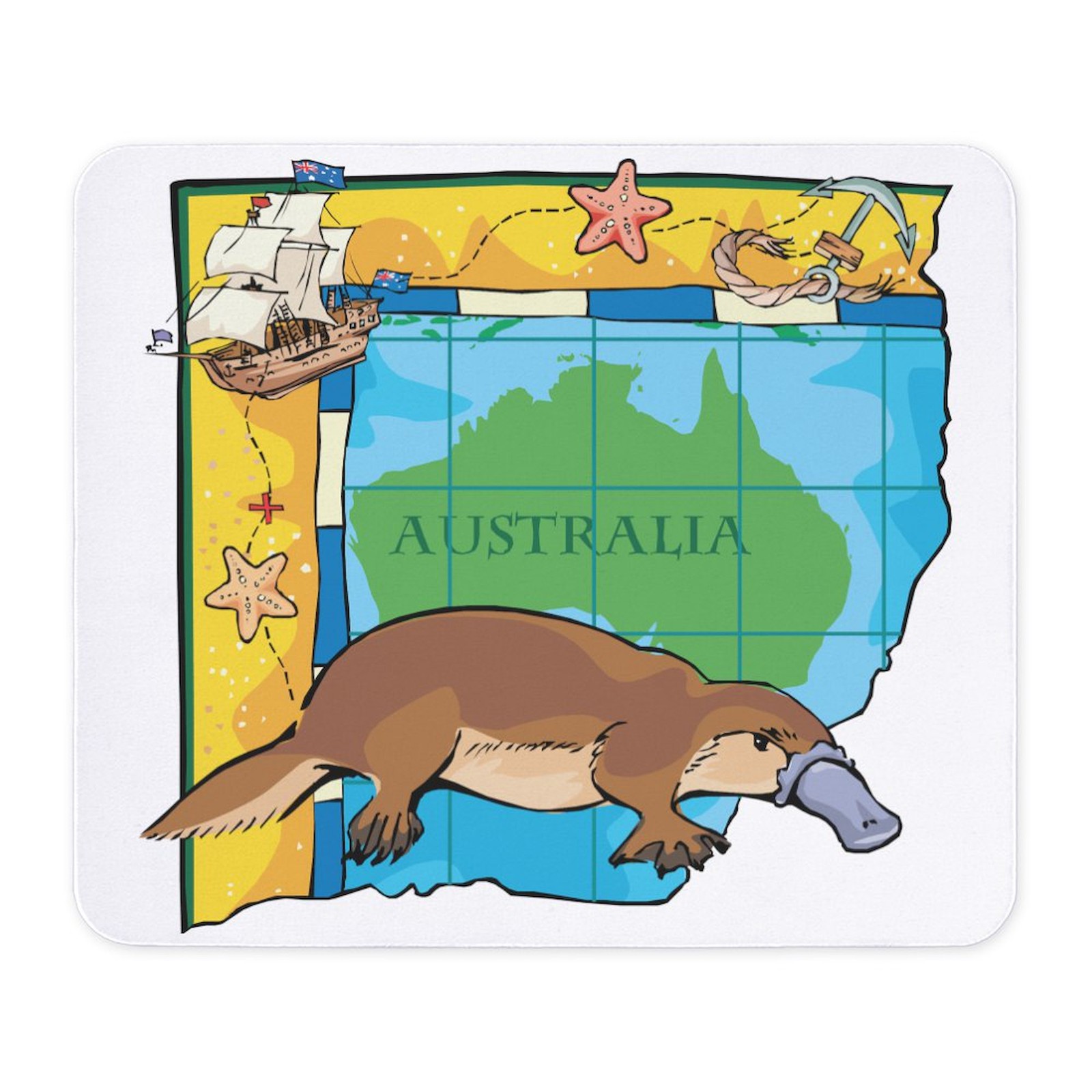 CafePress Australia Platypus Mousepad  (190979961)