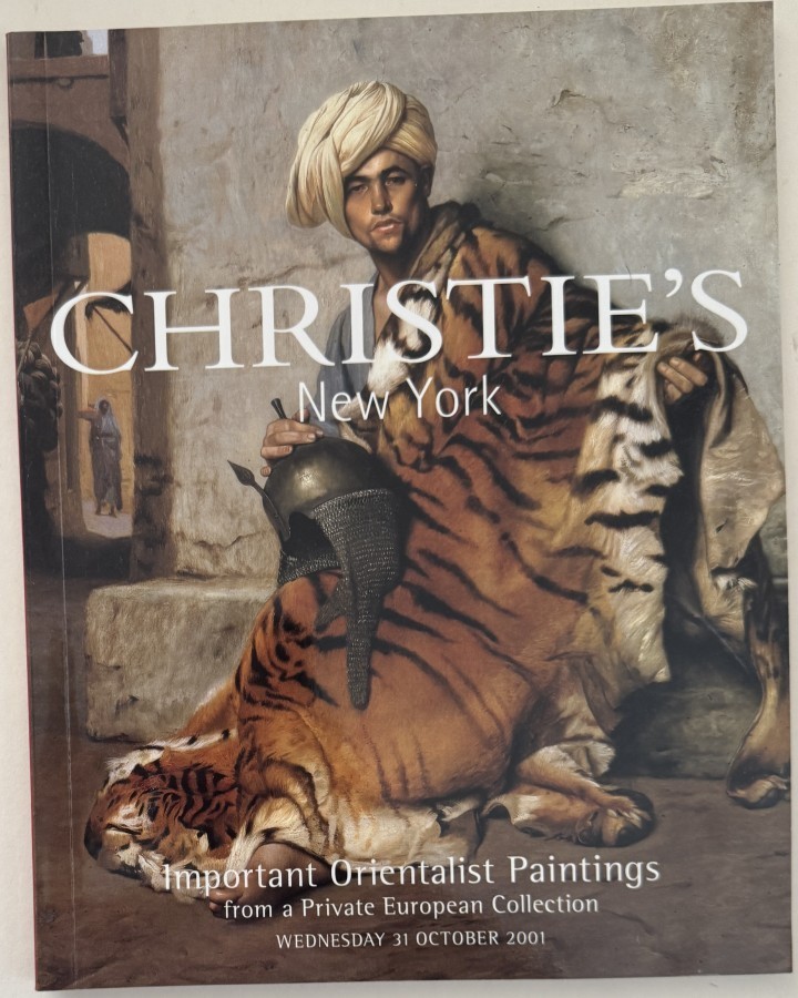 Christie's NY Important Orientalist Paintings European Coll. October 31, 2001