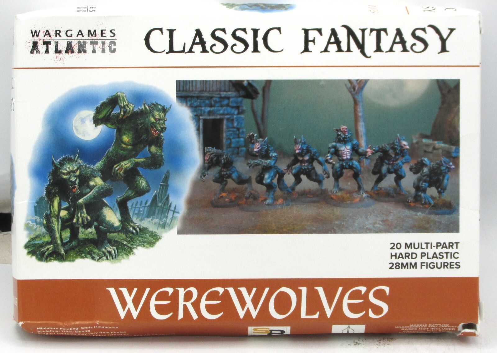 Wargames Atlantic WAACF008 Werewolves (Classic Fantasy) Wolfmen Wolf Lupines