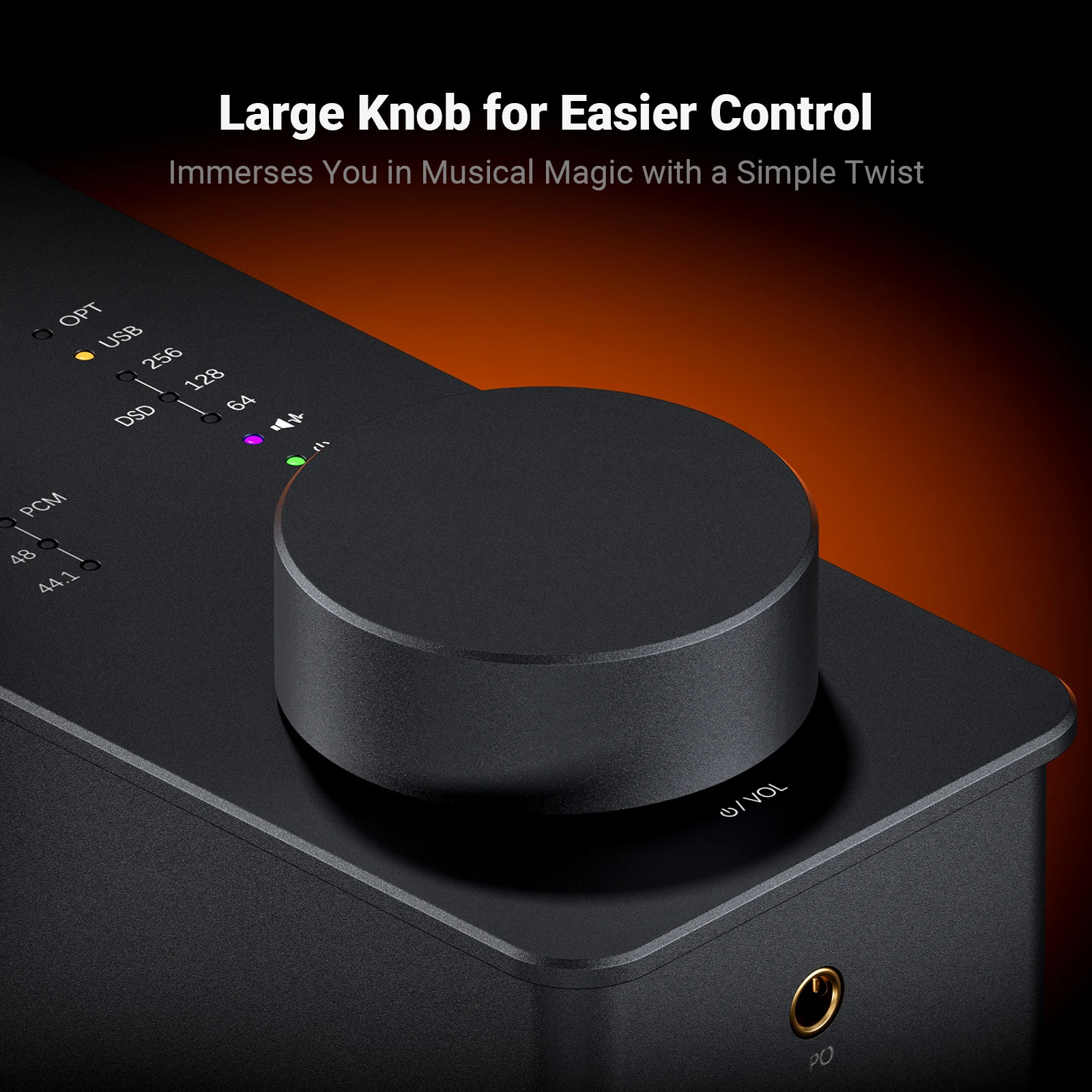 Fosi Audio SK02 USB DAC Headphone Amplifier DSD256 PCM 3.5mm 4.4mm Balanced