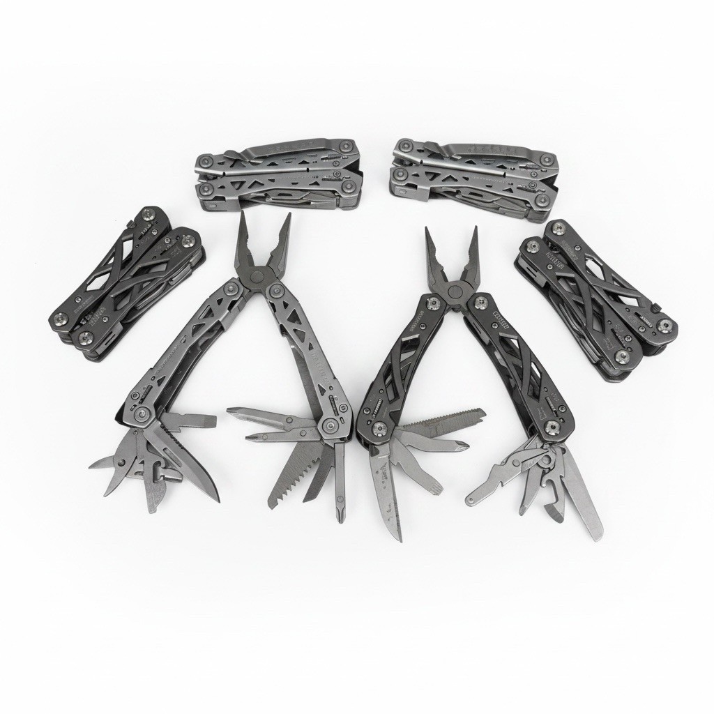 Gerber Suspension NXT Multi-Tool Lot of 6 Bundle Stainless Steel Pocket Tool