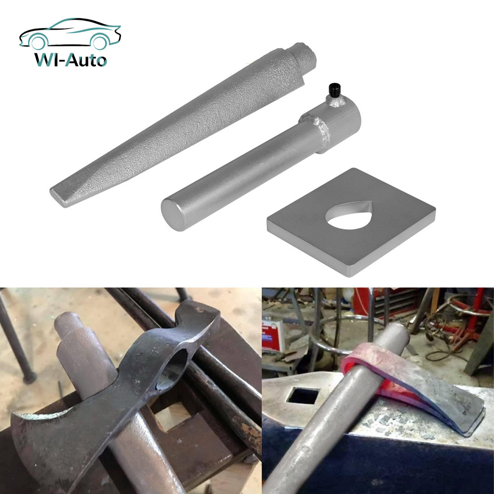 Tomahawk Eye Drift Mandrel Blacksmith Tool Handle Bolster Plate Hammer Axe Knife