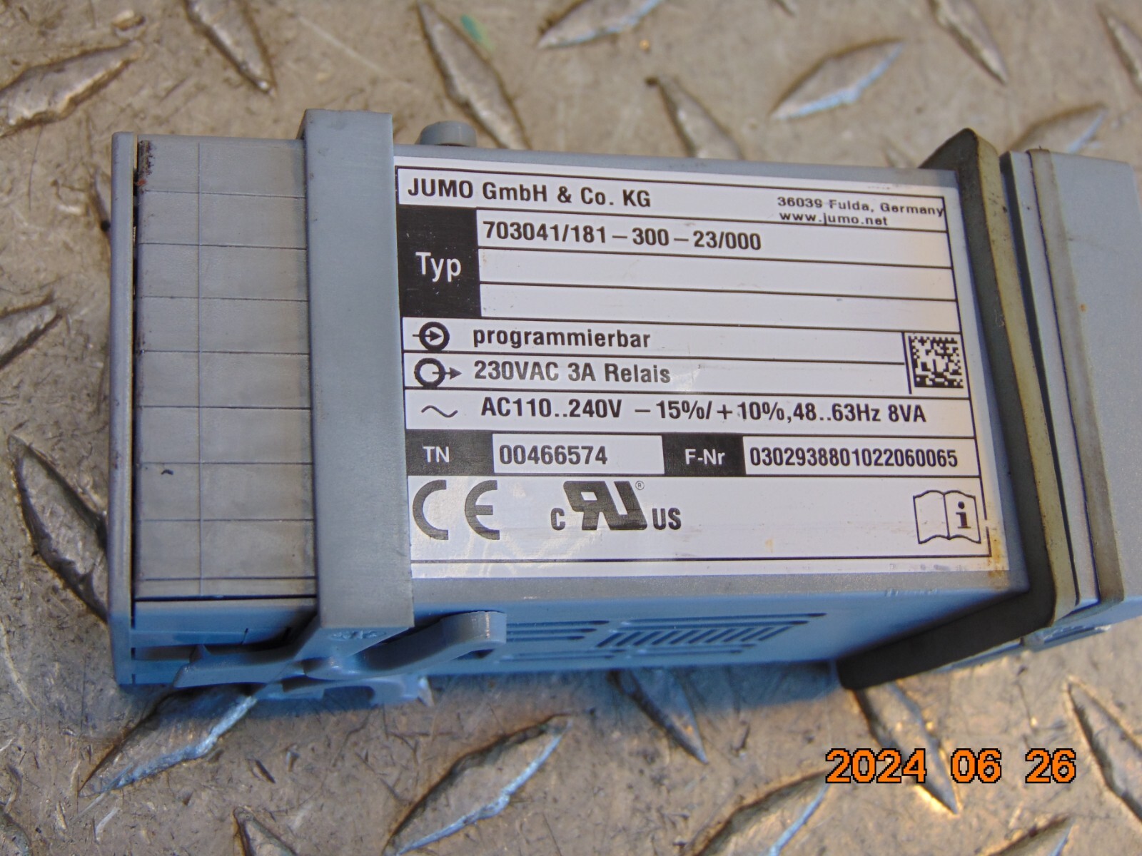 Erema 703041/181-300-23/000 Temperature Controller - see description