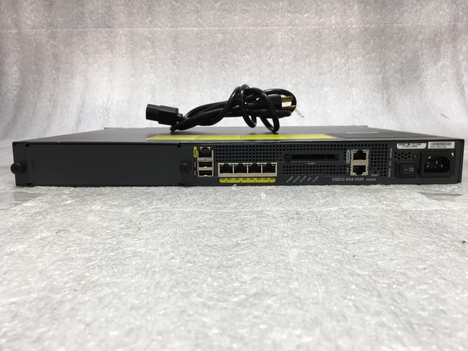 Cisco ASA5520 V02 Adaptive Security Appliance Firewall TESTED AND RESET
